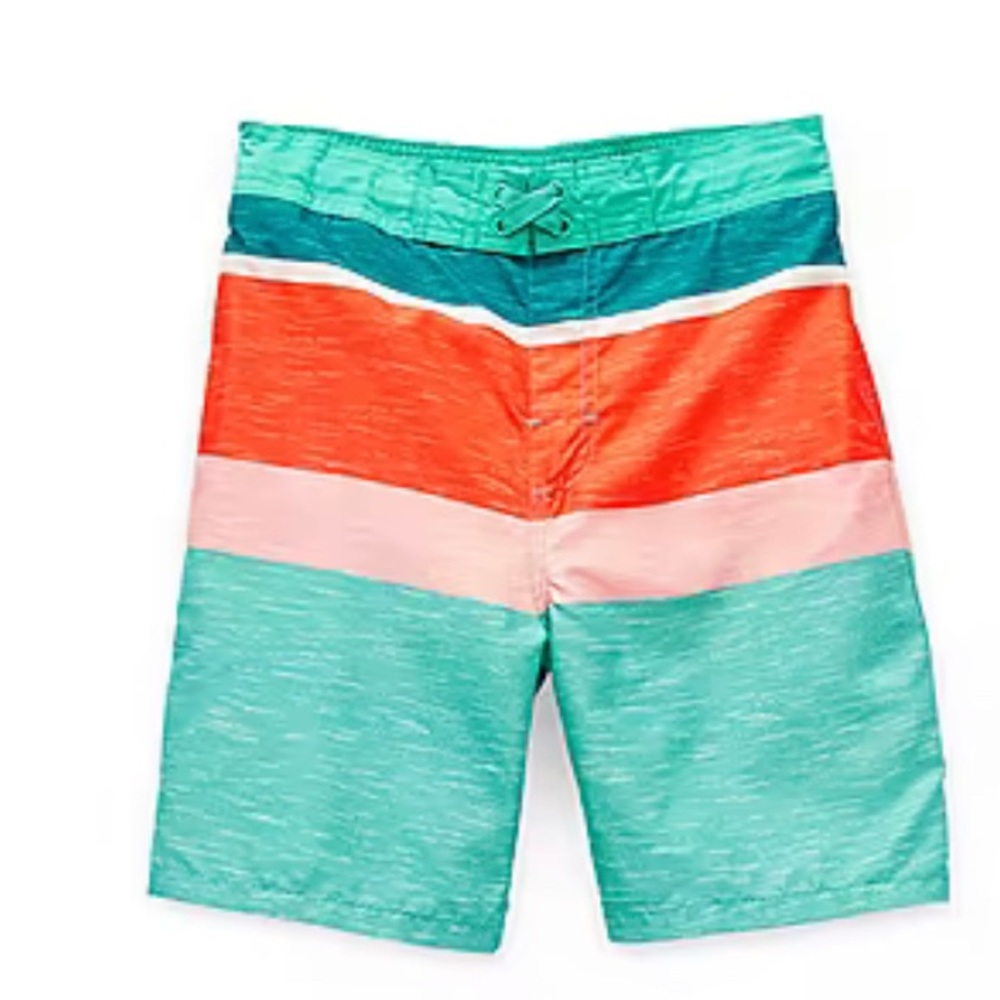 NWT Thereabouts Boys Striped Board Shorts